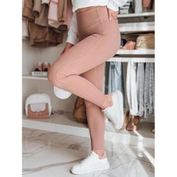 Leggings - Rózsaszín női magas derekú leggings UY2605 kép