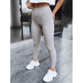 Leggings - Szürke női leggings, kis felirattal kép