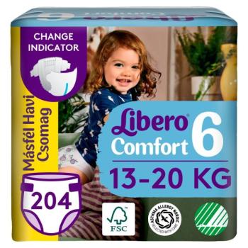 Libero Comfort másfél havi Pelenkacsomag 13-20kg Junior 6 (204db) kép