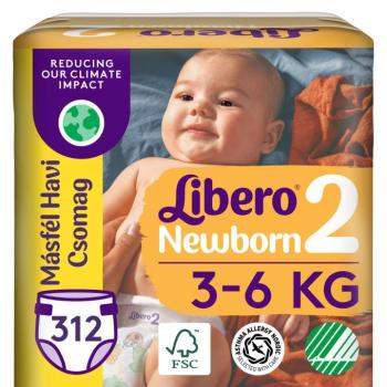 Libero Newborn másfél havi Pelenkacsomag 3-6kg Mini 2 (312db) kép