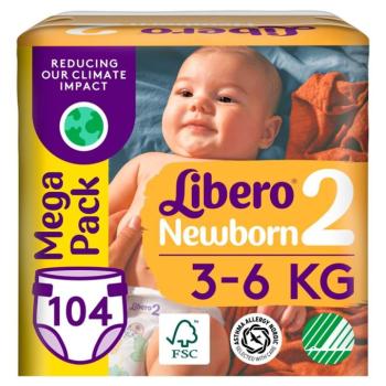 Libero Newborn Mega Pack Nadrágpelenka 3-6kg Mini 2 (104db) kép