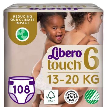 Libero Touch Jumbo havi Pelenkacsomag 13-20kg Junior 6 (108db) kép