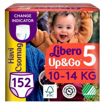 Libero Up&amp;Go havi Pelenkacsomag 10-14kg Junior 5 (152db) kép