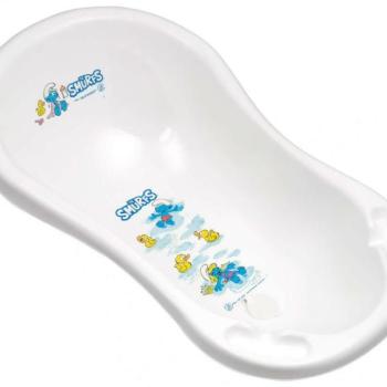 Maltex Babakád leeresztővel Hupikék törpikék 84 cm - white kép