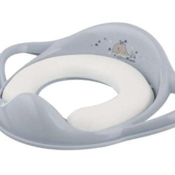 Maltex WC szűkítő fogantyúval puha Bálna Minimal - satin blue kép