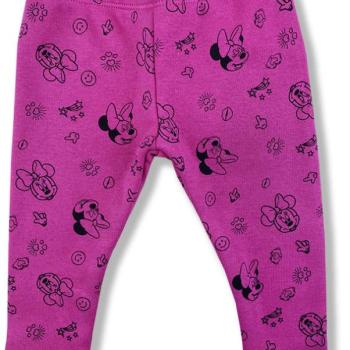 Melegített baba leggings- Minnie, pink Méret: 68-74 kép