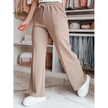 Melegítő nadrágok - Laza női melegítőnadrág bézs színben UY2701 kép