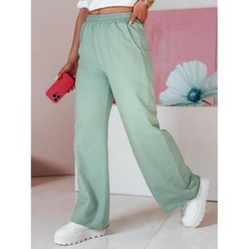 Melegítő nadrágok - Menta színű laza női melegítőnadrág UY2690 kép