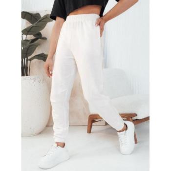 Melegítő nadrágok - Női melegítőnadrág ekrü színben UY2082 kép