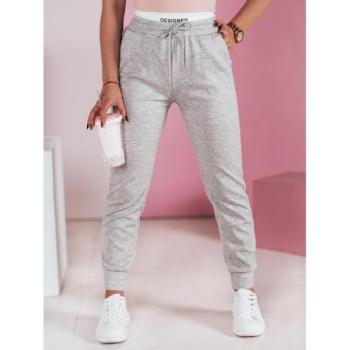 Melegítő nadrágok - Női szürke magas derekú melegítőnadrág UY2400 kép