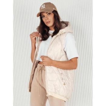 Mellények - Fehér aszimmetrikus steppelt mellény kép