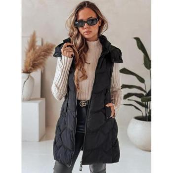 Mellények - Fekete bélelt női mellény TY5101 kép