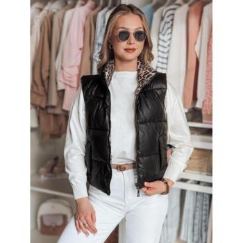 Mellények - Fekete női kétoldalú mellény TY4822 kép