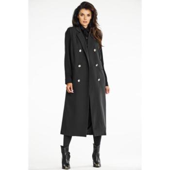 Mellények - Hosszú elegáns női mellény fekete színben kép