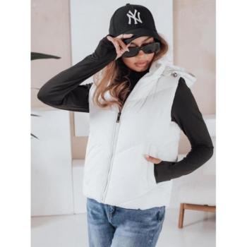 Mellények - Női fehér steppelt mellény TY4975 kép