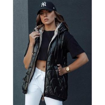 Mellények - Női pehelymellény fekete színben kép