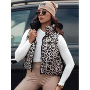 Mellények - Női rövid kétoldalú mellény fekete színben kép