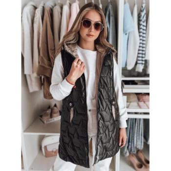 Mellények - Női steppelt mellény fekete színben TY4804 kép