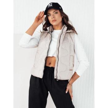 Mellények - Női világos szürke steppelt mellény kép