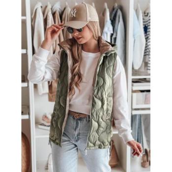 Mellények - Női zöld steppelt mellény TY4877 kép