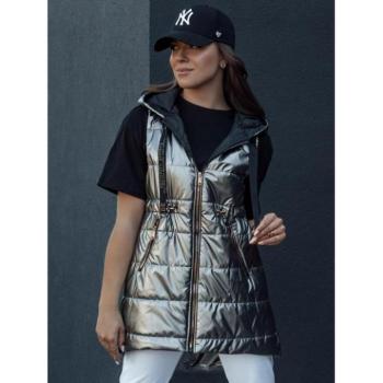 Mellények - Sötétszürke női mellény őszre kép