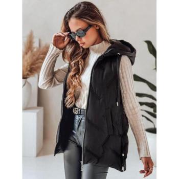 Mellények - Steppelt fekete női mellény TY5105 kép