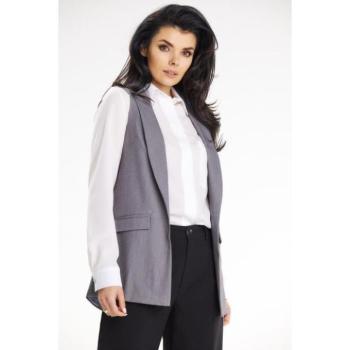 Mellények - Szürke elegáns női mellény kép