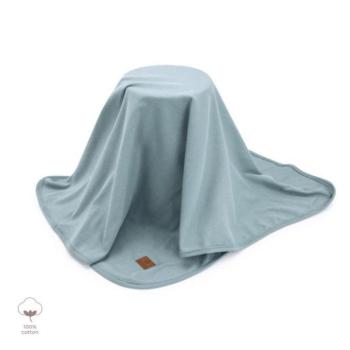 Minky nyári takarók - Zöld színű pamut babatakaró kép