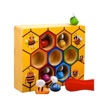 Mozgást idéző ​​játékok - Fa gyerekjáték - méhek kép