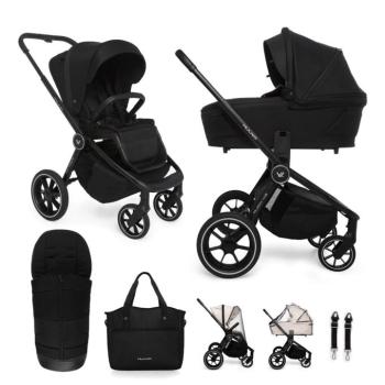 MUUVO Kombinált babakocsi Quick 4.0 Classic black szett 2in1 kép