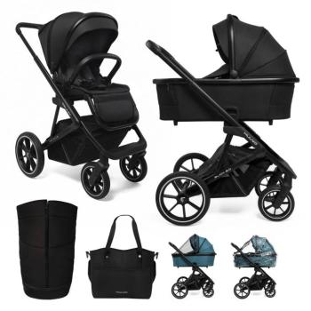 MUUVO Kombinált babakocsi Slick 2.0 szett 2in1 Classic black kép