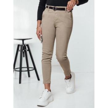 Nadrágok - Bézs elegáns női nadrág UY2264 kép