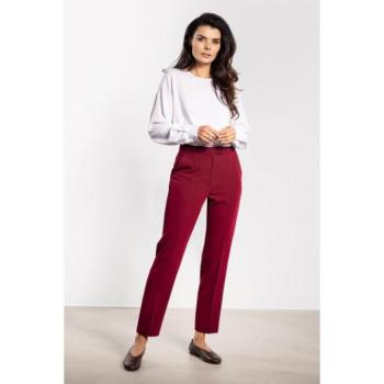 Nadrágok - Bordó női cigarettanadrág kép