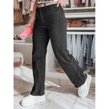 Nadrágok - Fekete bő női nadrág UY2669 kép