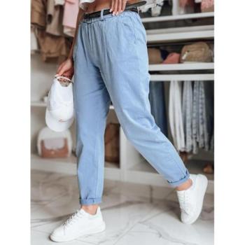 Nadrágok - Kék női nadrág rugalmas derékkal UY2586 kép