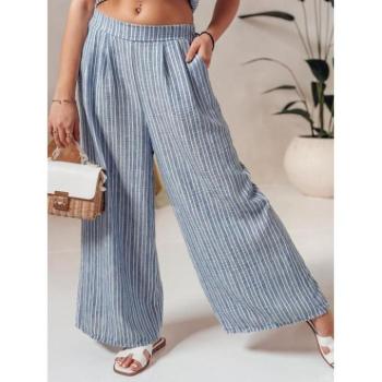 Nadrágok - Laza világoskék női nadrág UY2696 kép