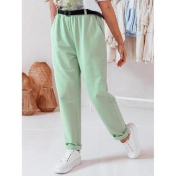 Nadrágok - Menta színű, magas derekú női nadrág UY2552 kép