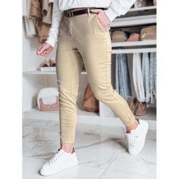 Nadrágok - Női bézs színű slim fit nadrág UY2578 kép