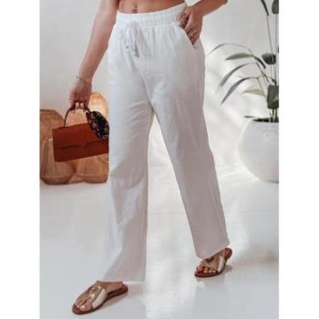 Nadrágok - Női fehér szövetnadrág UY2652 kép