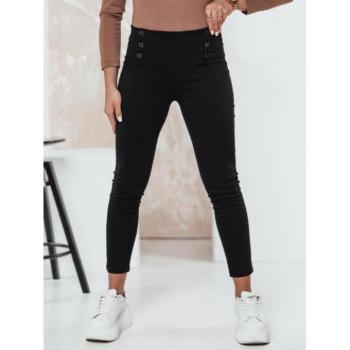 Nadrágok - Női fekete nadrág gombokkal UY2178 kép