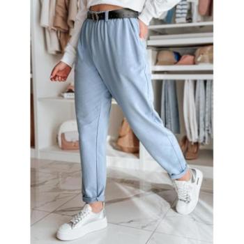 Nadrágok - Női kék színű magas derekú nadrág UY2550 kép