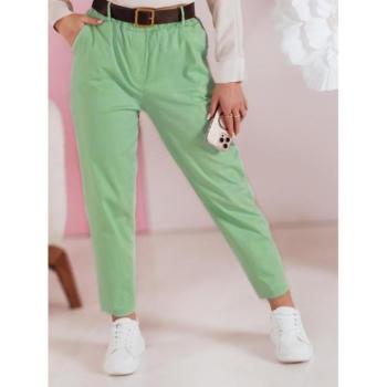 Nadrágok - Női zöld magas derekú nadrág UY2506 kép