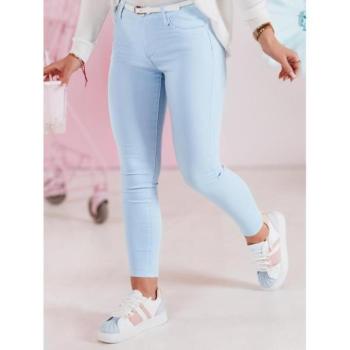 Nadrágok - Világoskék testhezálló női nadrág UY2428 kép