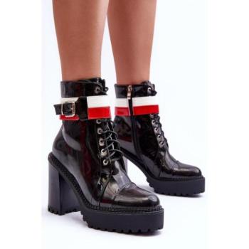 Női csizmák - Női vastag sarkú csizma kép