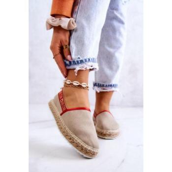 Női espadrilles cipők - Bézs színű, Big Star, női espadrillák kép