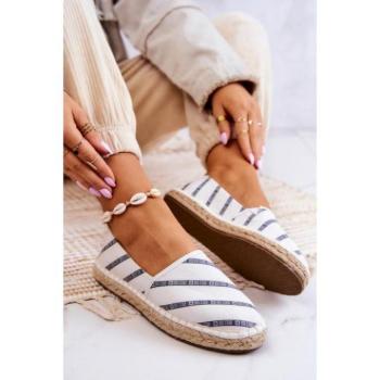 Női espadrilles cipők - Big Star női espadrillák, fehér színben kép