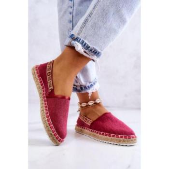 Női espadrilles cipők - Rózsaszín színű, Big Star, női espadrillák kép