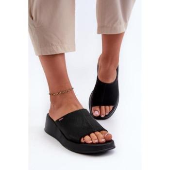 Női papucsok - Fekete illatos papucs hölgyeknek kép