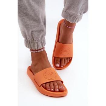 Női papucsok - Női narancssárga flip-flop papucs 4F kép