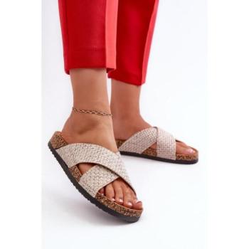 Női papucsok - Női parafa talpú flip-flopok kép